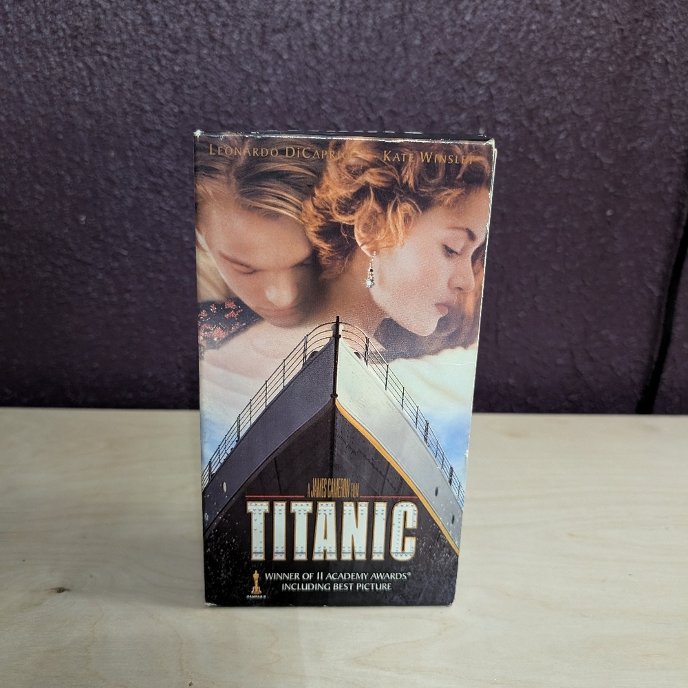 Titanic VHS tapes movie